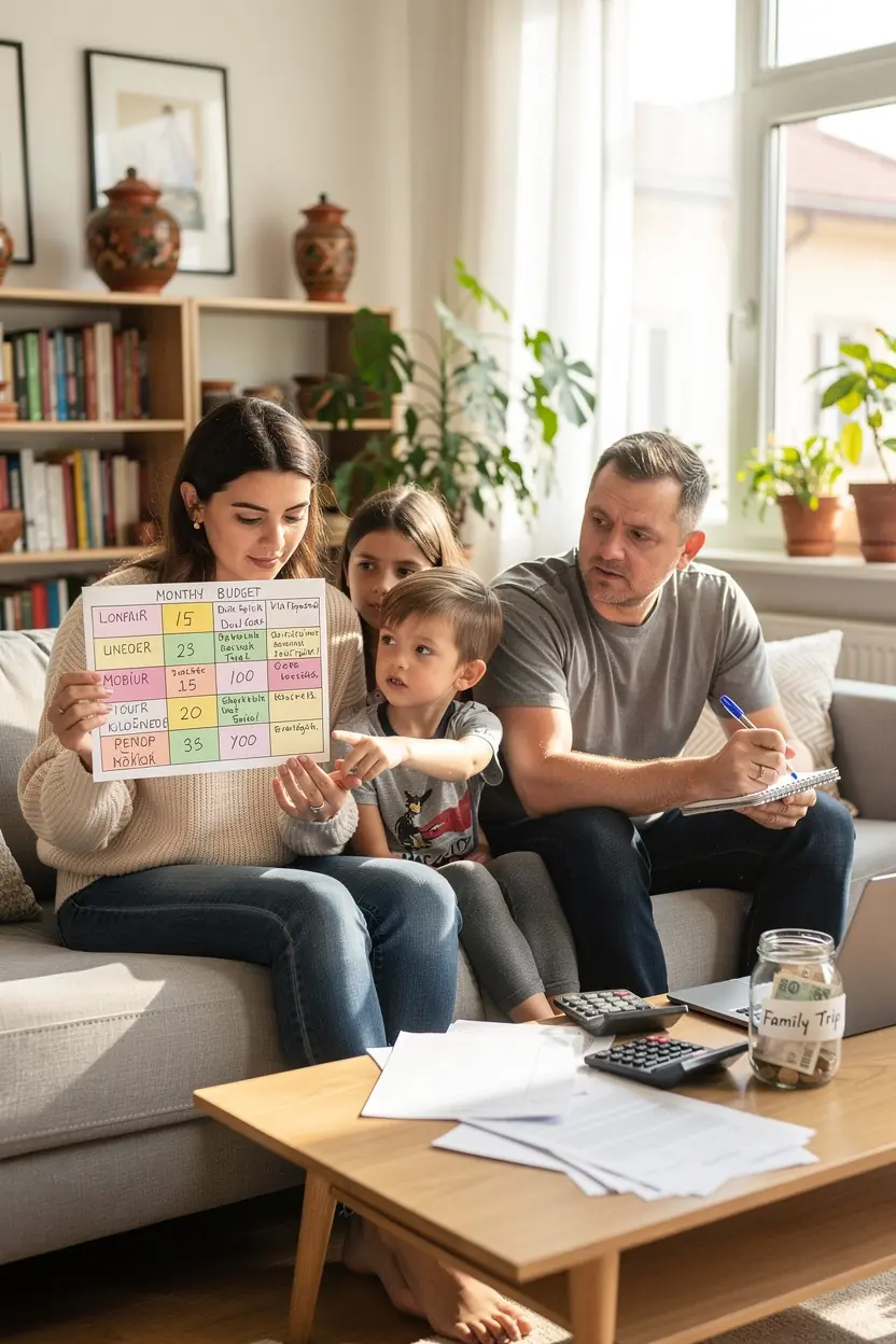 Napi költségvetési optimalizálás grafikonja, amely segít a pénzügyi tervezésben.